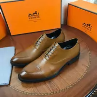 chaussures hermes new summer imported cattle skin frenulum brown